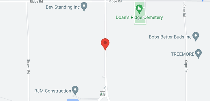 map of 613 Doans Ridge Road